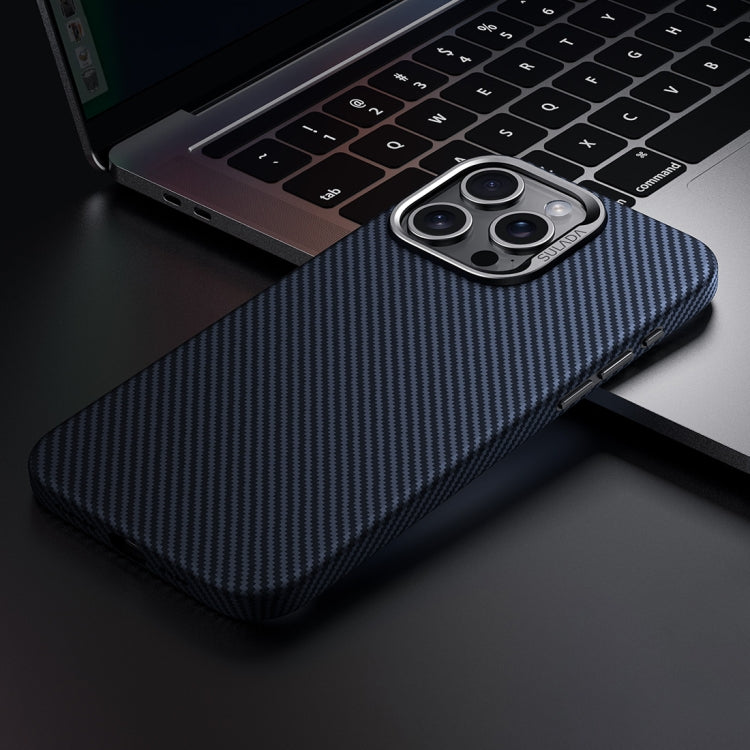 For iPhone 14 Pro Max SULADA 600D Kevlar Texture PC Shockproof Phone Case