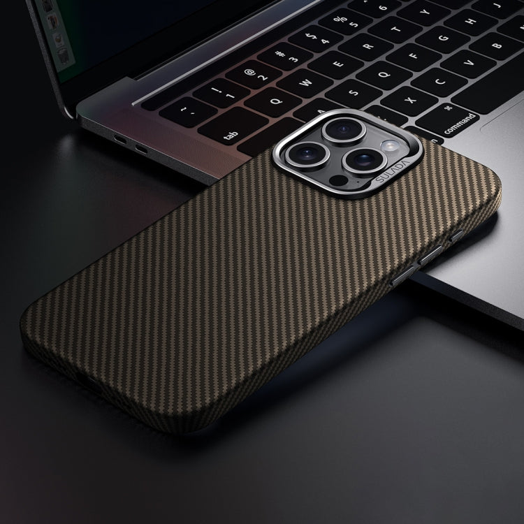 For iPhone 14 Pro Max SULADA 600D Kevlar Texture PC Shockproof Phone Case