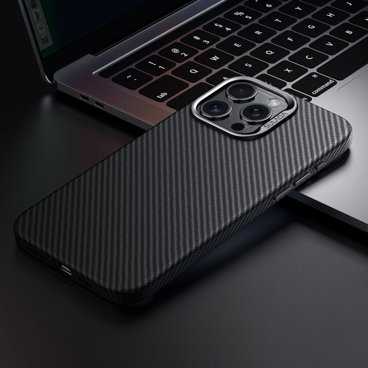For iPhone 14 Pro SULADA 600D Kevlar Texture PC Shockproof Phone Case