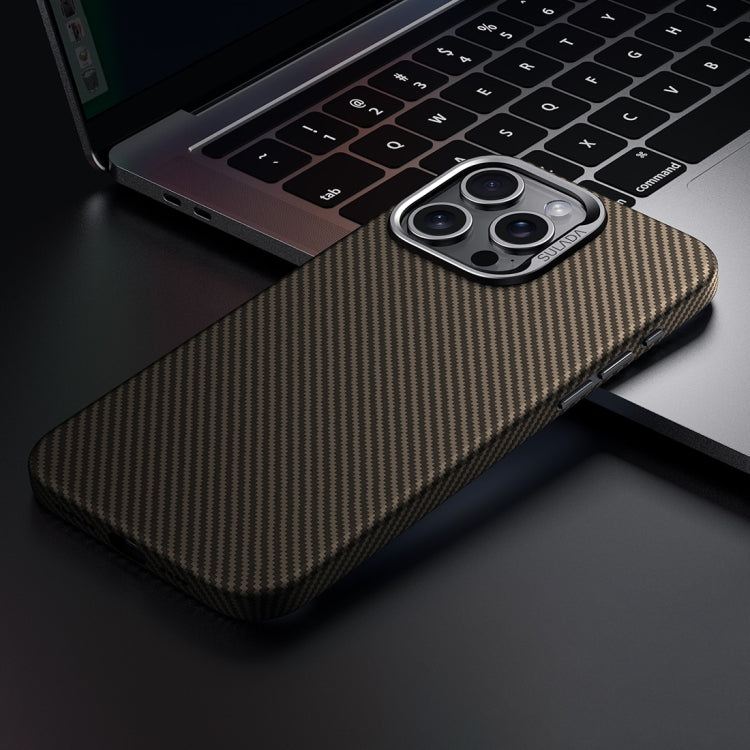 For iPhone 14 Pro SULADA 600D Kevlar Texture PC Shockproof Phone Case