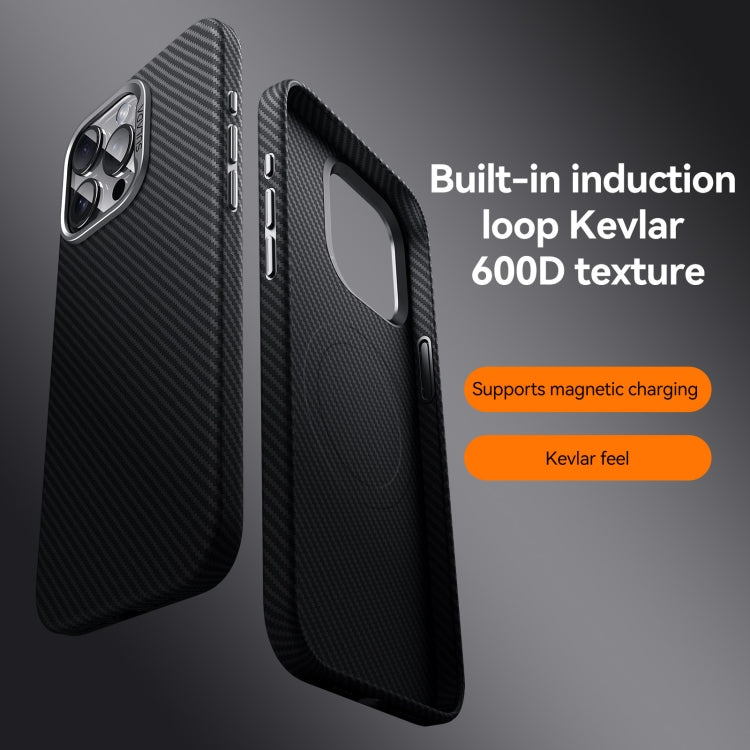 For iPhone 15 Pro Max SULADA 600D Kevlar Texture PC Shockproof Phone Case
