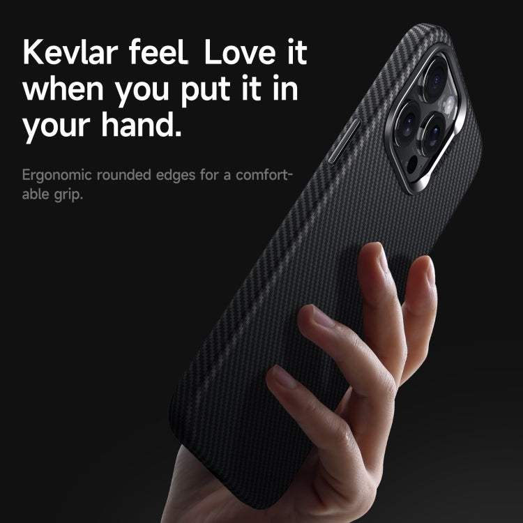 For iPhone 15 Pro Max SULADA 600D Kevlar Texture PC Shockproof Phone Case
