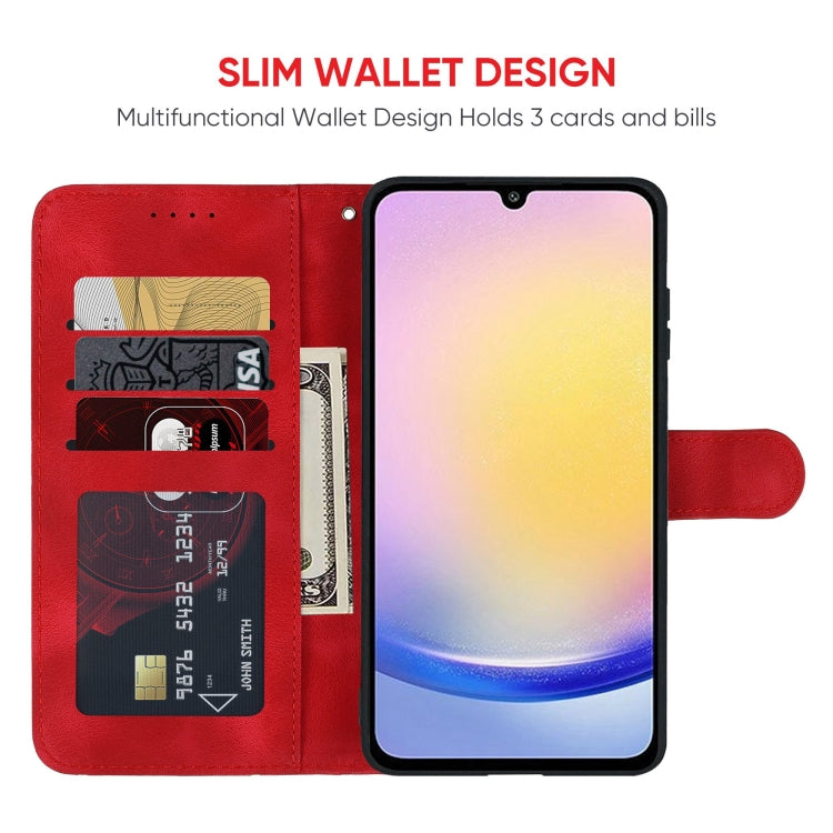 For Samsung Galaxy A25 5G Skin Feel Geometric Lines Leather Phone Case