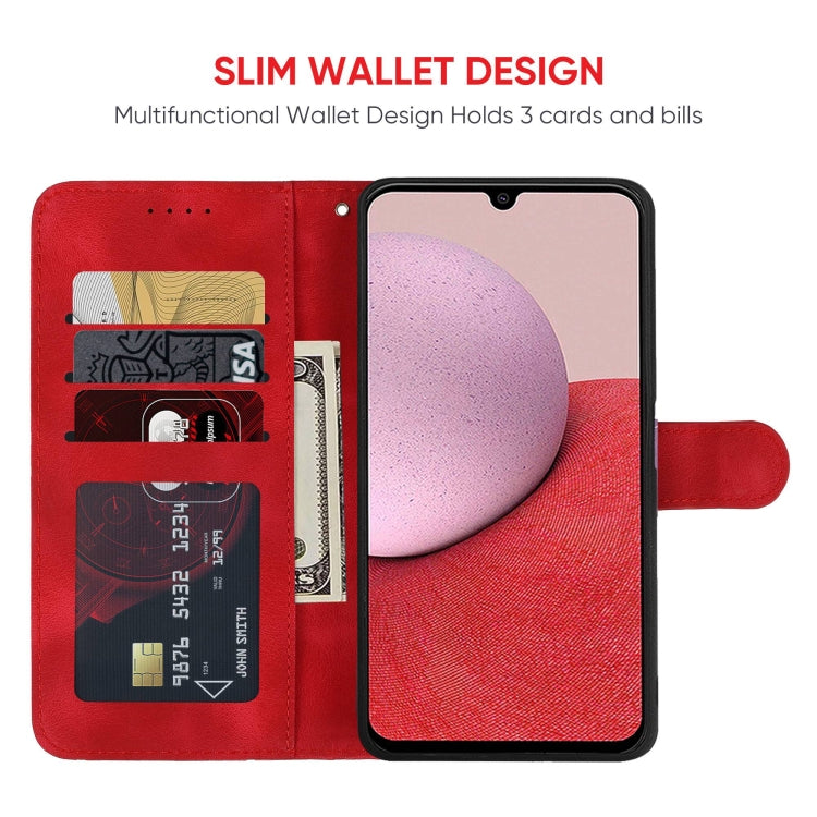 For Samsung Galaxy A14 5G / 4G Skin Feel Geometric Lines Leather Phone Case
