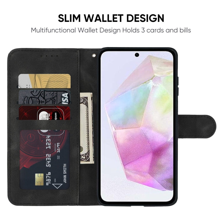 For Samsung Galaxy A35 5G Skin Feel Geometric Lines Leather Phone Case
