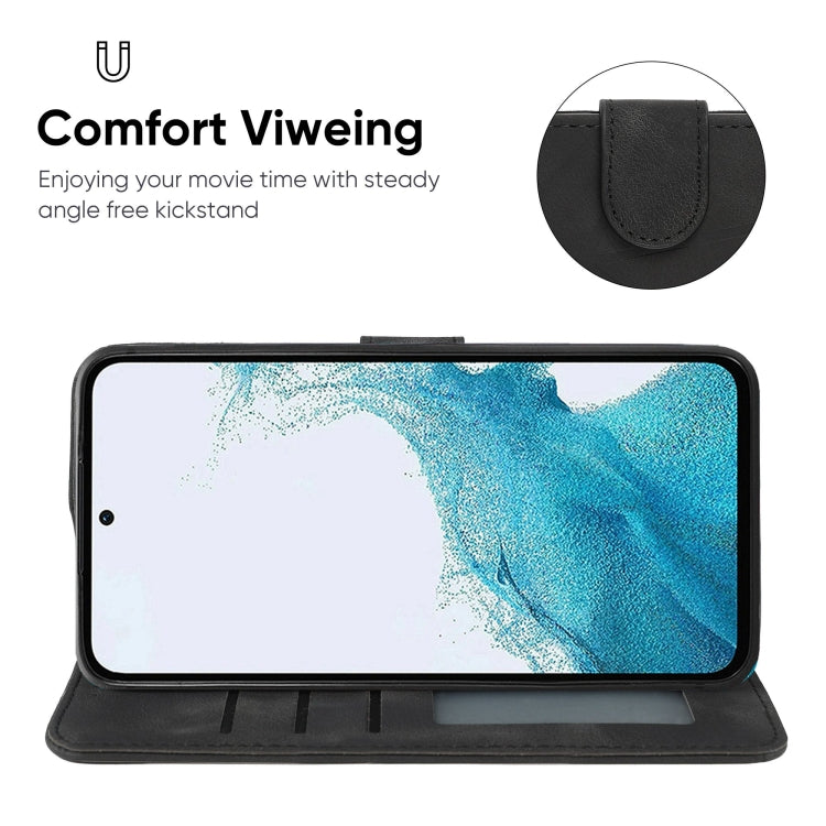 For Samsung Galaxy A54 5G Skin Feel Geometric Lines Leather Phone Case