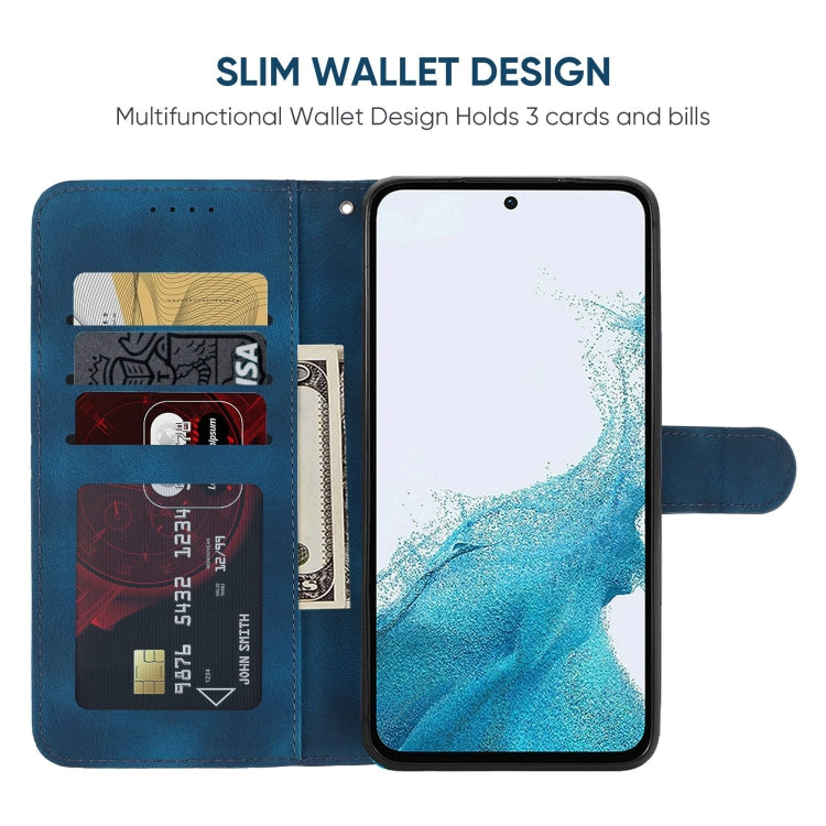 For Samsung Galaxy A54 5G Skin Feel Geometric Lines Leather Phone Case