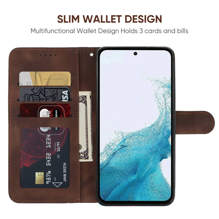 For Samsung Galaxy A54 5G Skin Feel Geometric Lines Leather Phone Case