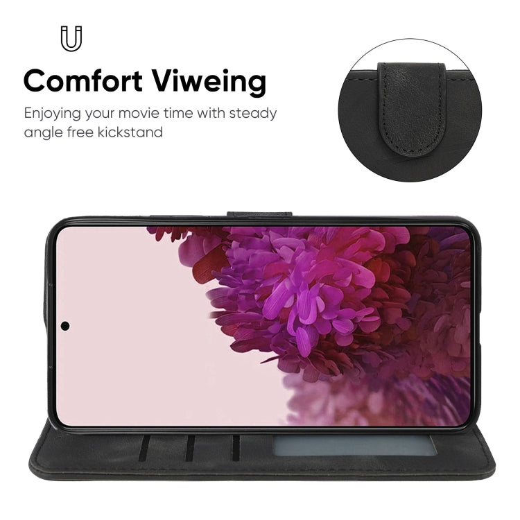 For Samsung Galaxy S20 FE Skin Feel Geometric Lines Leather Phone Case
