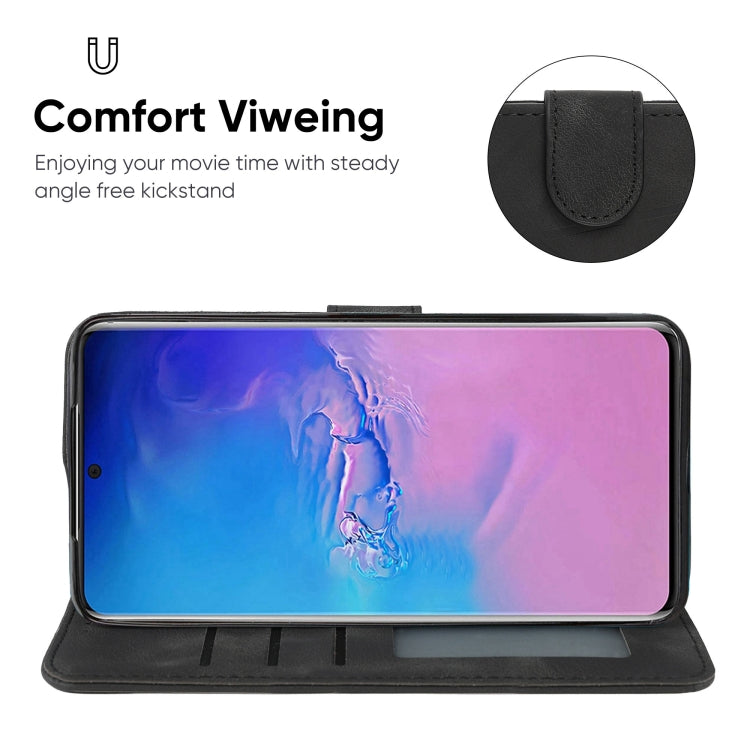 For Samsung Galaxy S20 Ultra Skin Feel Geometric Lines Leather Phone Case