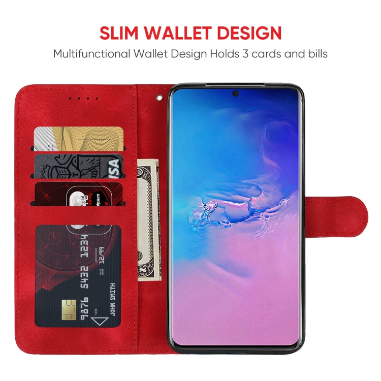 For Samsung Galaxy S20 Ultra Skin Feel Geometric Lines Leather Phone Case