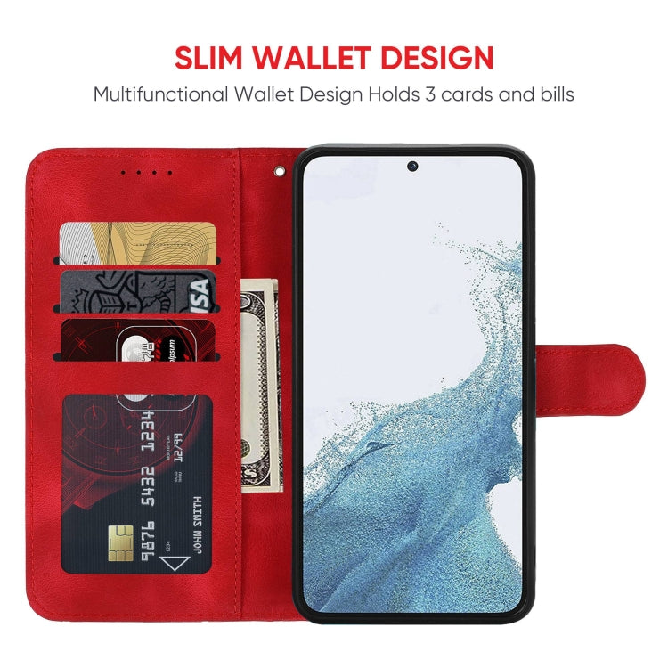For Samsung Galaxy S23 5G Skin Feel Geometric Lines Leather Phone Case