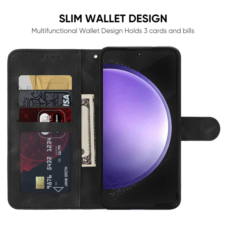 For Samsung Galaxy S23 FE 5G Skin Feel Geometric Lines Leather Phone Case
