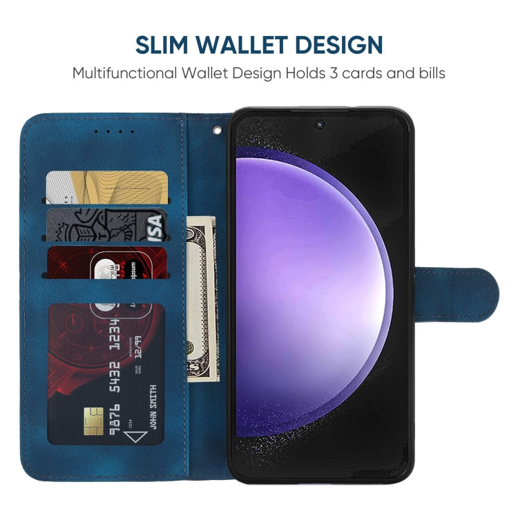 For Samsung Galaxy S23 FE 5G Skin Feel Geometric Lines Leather Phone Case