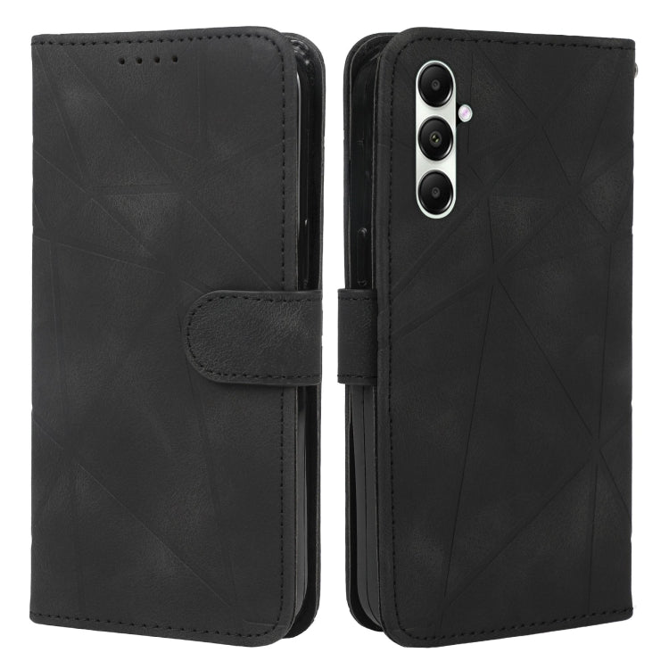 For Samsung Galaxy S24+ / S25+ 5G Skin Feel Geometric Lines Leather Phone Case