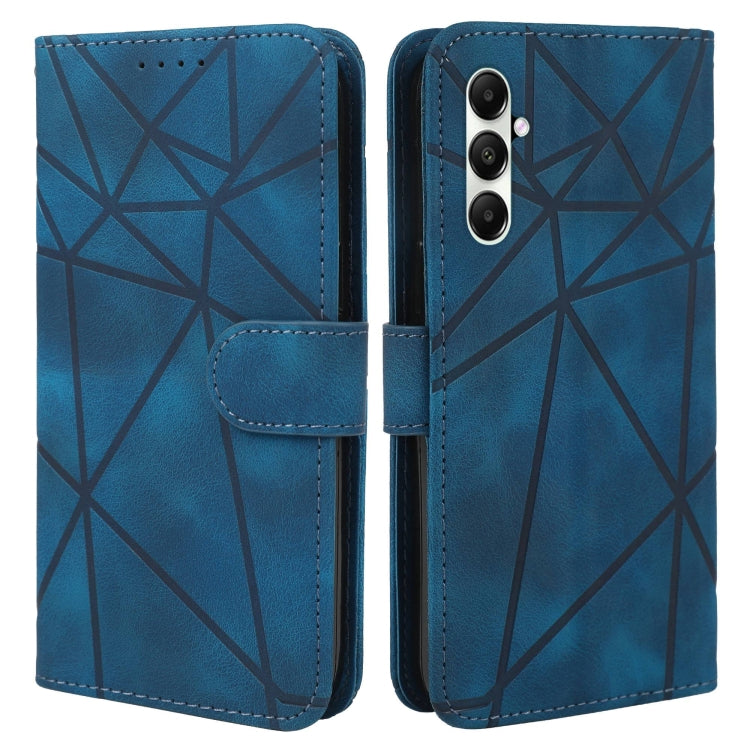 For Samsung Galaxy S24+ / S25+ 5G Skin Feel Geometric Lines Leather Phone Case