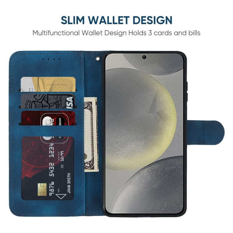 For Samsung Galaxy S24+ / S25+ 5G Skin Feel Geometric Lines Leather Phone Case