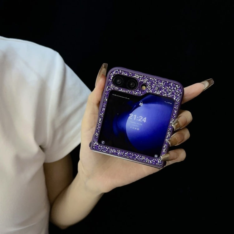 For Samsung Galaxy Z Flip5 Glitter MagSafe PC Phone Case