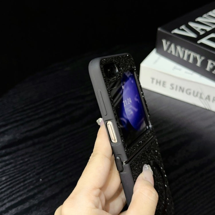 For Samsung Galaxy Z Flip5 Glitter MagSafe PC Phone Case