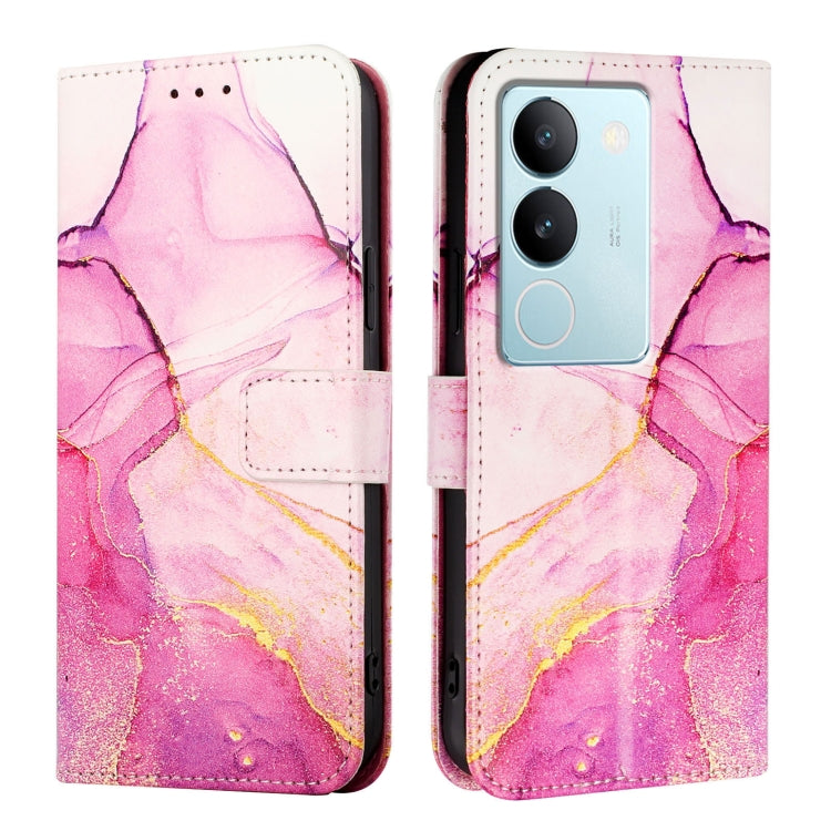 For vivo V29 5G Global / V29 Pro PT003 Marble Pattern Flip Leather Phone Case