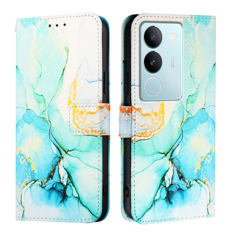For vivo V29 5G Global / V29 Pro PT003 Marble Pattern Flip Leather Phone Case