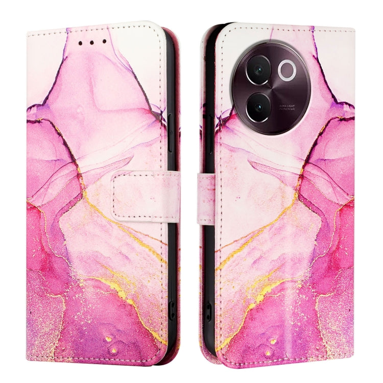 For vivo V30e 5G Global PT003 Marble Pattern Flip Leather Phone Case