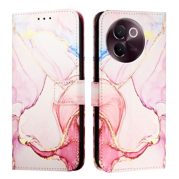 For vivo V30e 5G Global PT003 Marble Pattern Flip Leather Phone Case