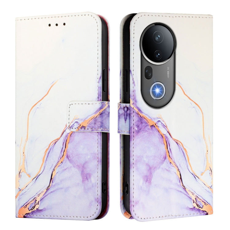 For vivo S20 Pro PT003 Marble Pattern Flip Leather Phone Case