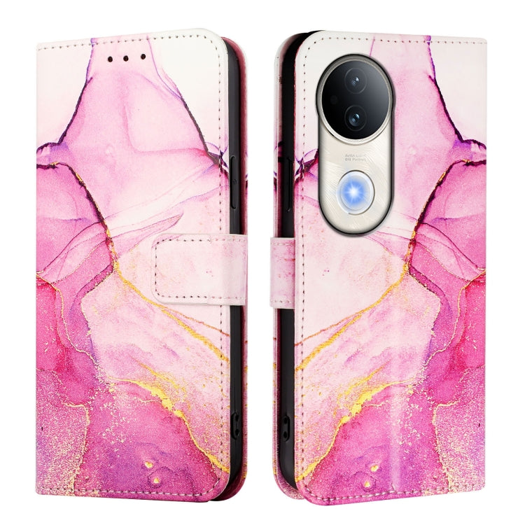 For vivo S20 PT003 Marble Pattern Flip Leather Phone Case