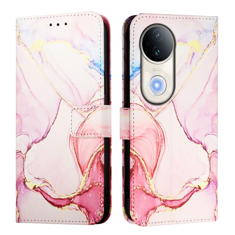For vivo S20 PT003 Marble Pattern Flip Leather Phone Case