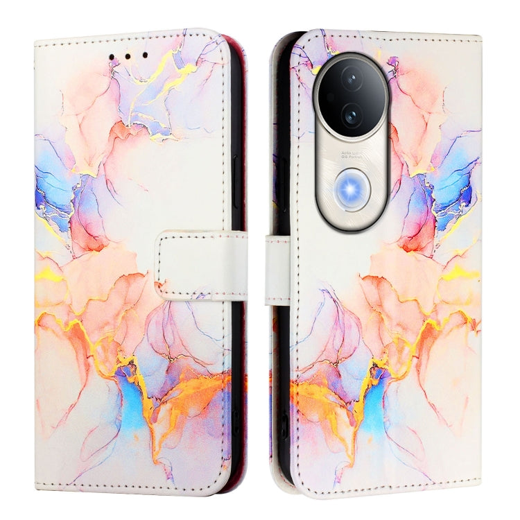 For vivo S20 PT003 Marble Pattern Flip Leather Phone Case