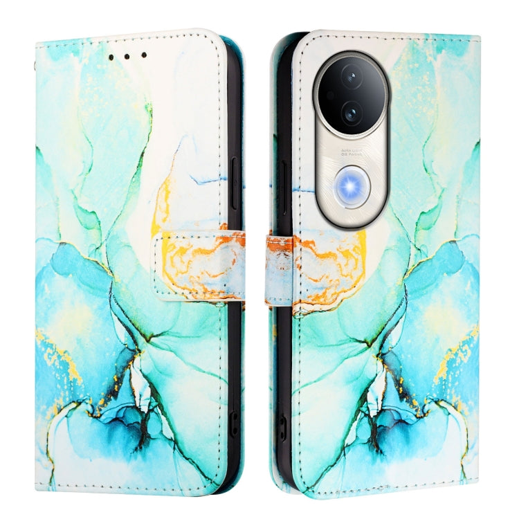 For vivo S20 PT003 Marble Pattern Flip Leather Phone Case