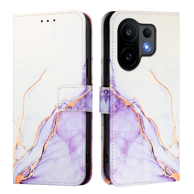 For vivo S30 PT003 Marble Pattern Flip Leather Phone Case