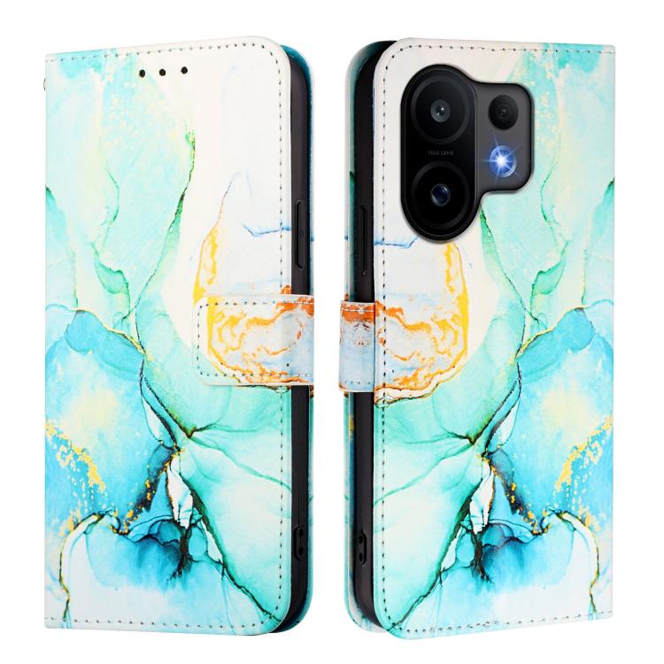 For vivo S30 PT003 Marble Pattern Flip Leather Phone Case