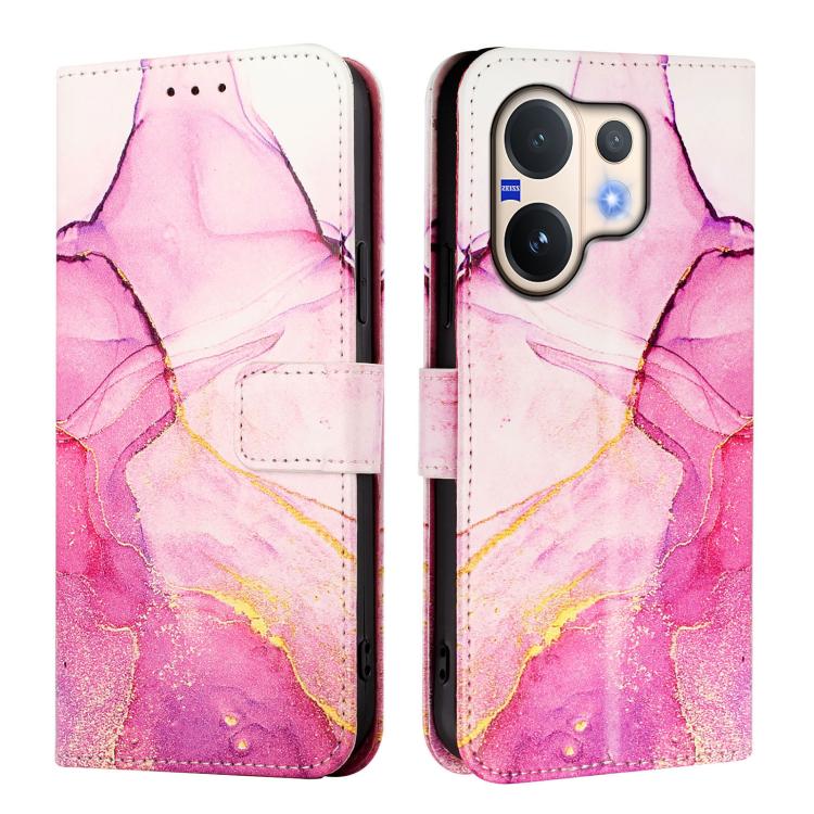 For vivo V60 5G PT003 Marble Pattern Flip Leather Phone Case