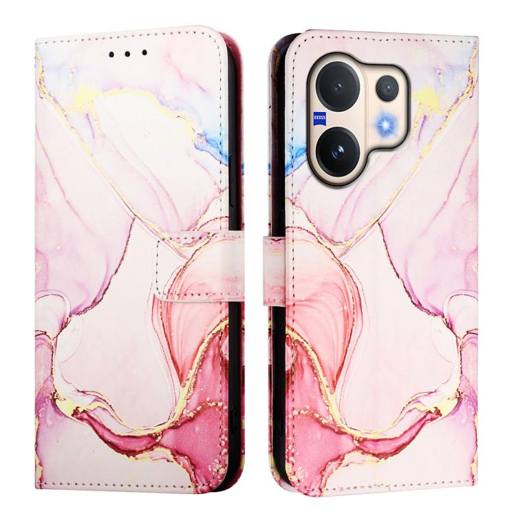 For vivo V60 5G PT003 Marble Pattern Flip Leather Phone Case