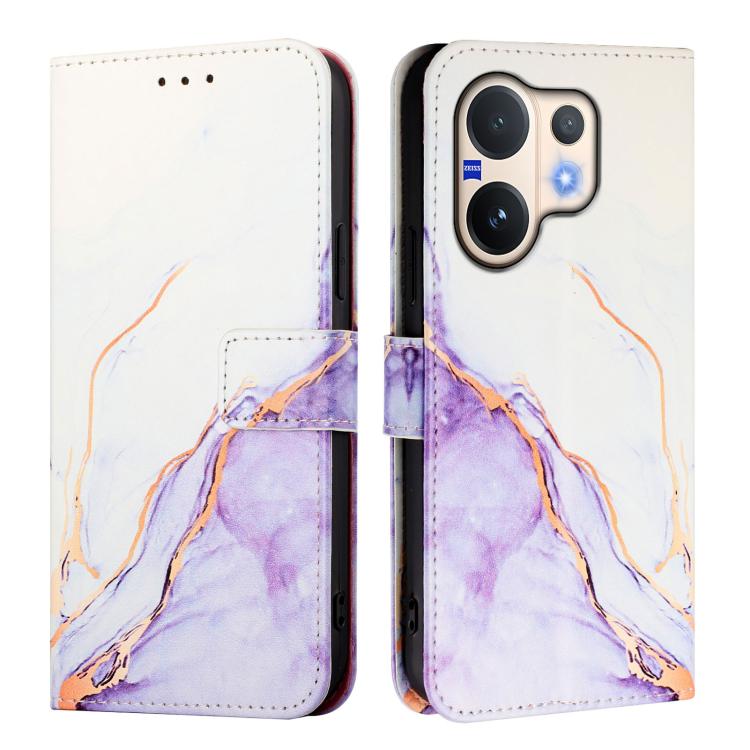 For vivo V60 5G PT003 Marble Pattern Flip Leather Phone Case