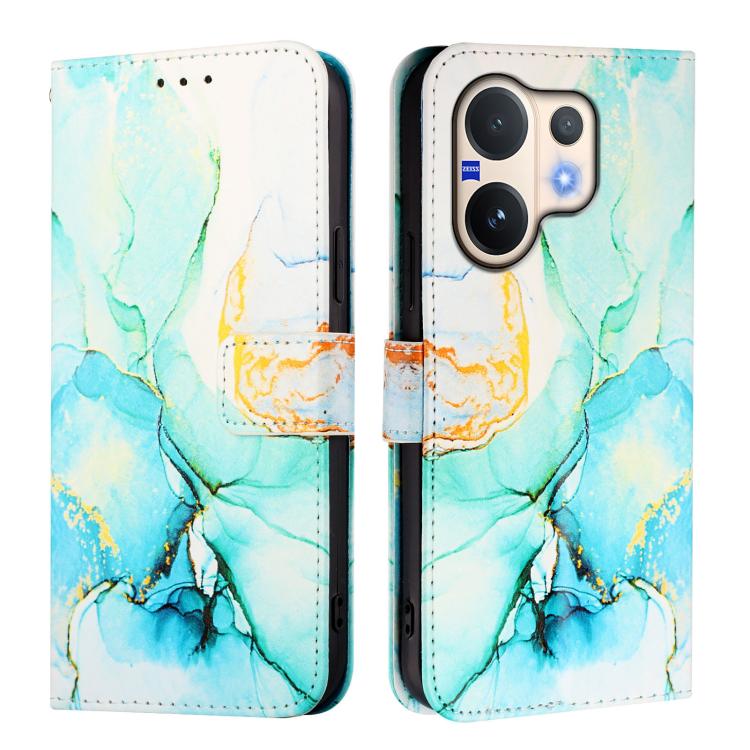 For vivo V60 5G PT003 Marble Pattern Flip Leather Phone Case