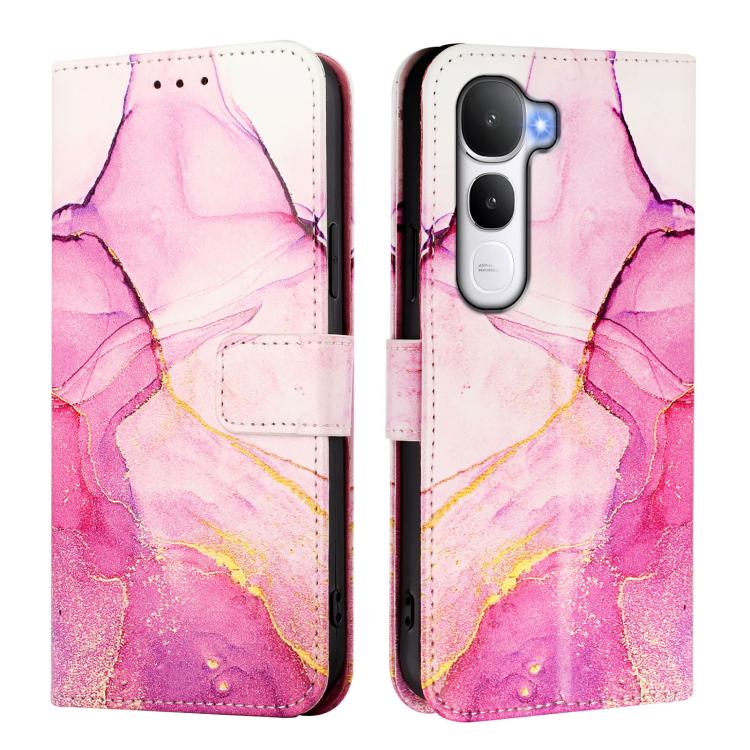 For vivo Y400 5G PT003 Marble Pattern Flip Leather Phone Case