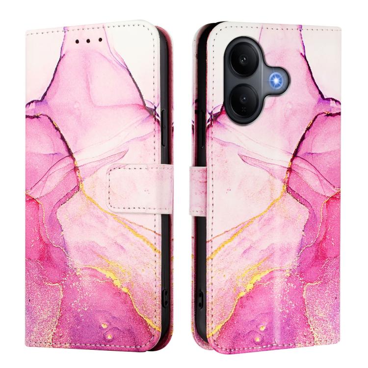 For vivo V60 Lite 5G Global PT003 Marble Pattern Flip Leather Phone Case