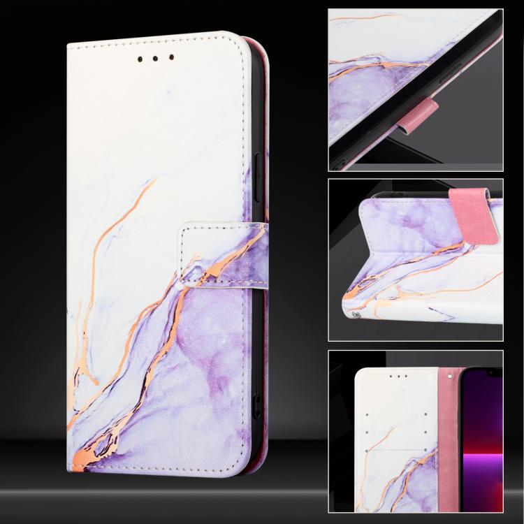 For vivo Y31 5G Global PT003 Marble Pattern Flip Leather Phone Case