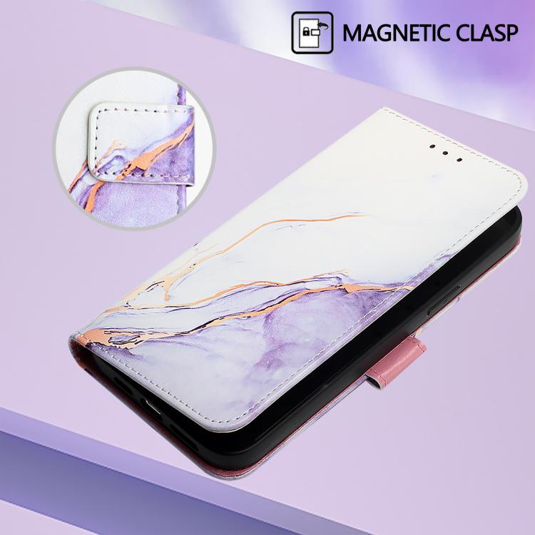 For vivo X300 Pro PT003 Marble Pattern Flip Leather Phone Case