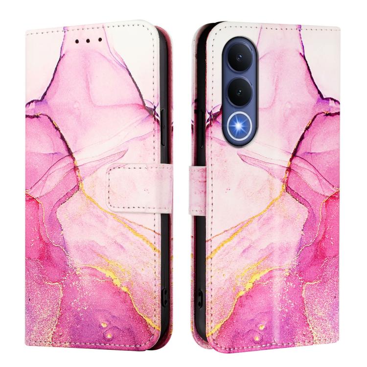 For vivo V70 FE 5G PT003 Marble Pattern Flip Leather Phone Case