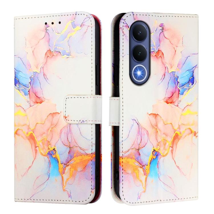 For vivo V70 FE 5G PT003 Marble Pattern Flip Leather Phone Case