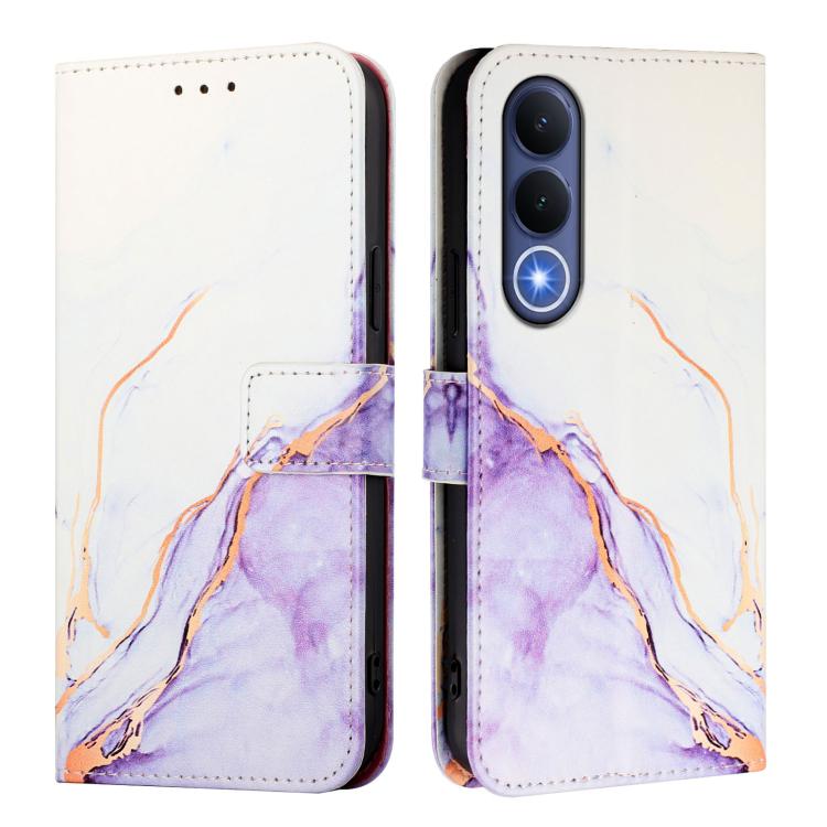 For vivo V70 FE 5G PT003 Marble Pattern Flip Leather Phone Case