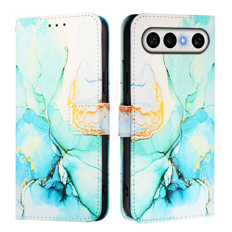 For vivo X300 FE 5G Russia / Zeiss PT003 Marble Pattern Flip Leather Phone Case
