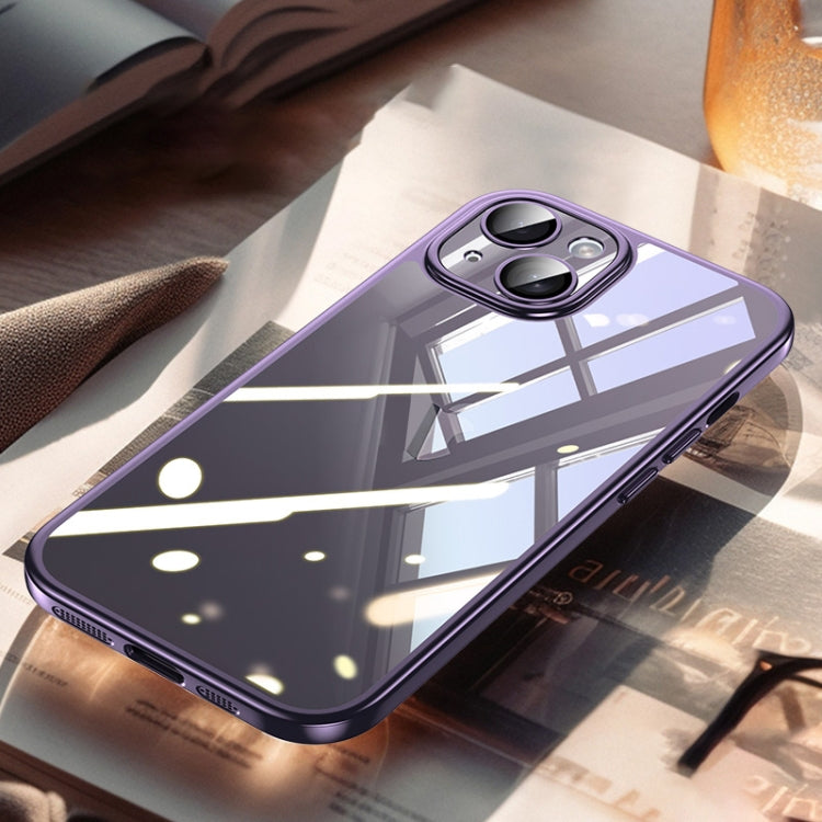 For iPhone 15 SULADA Electroplating Frosted PC + TPU Shockproof Phone Case