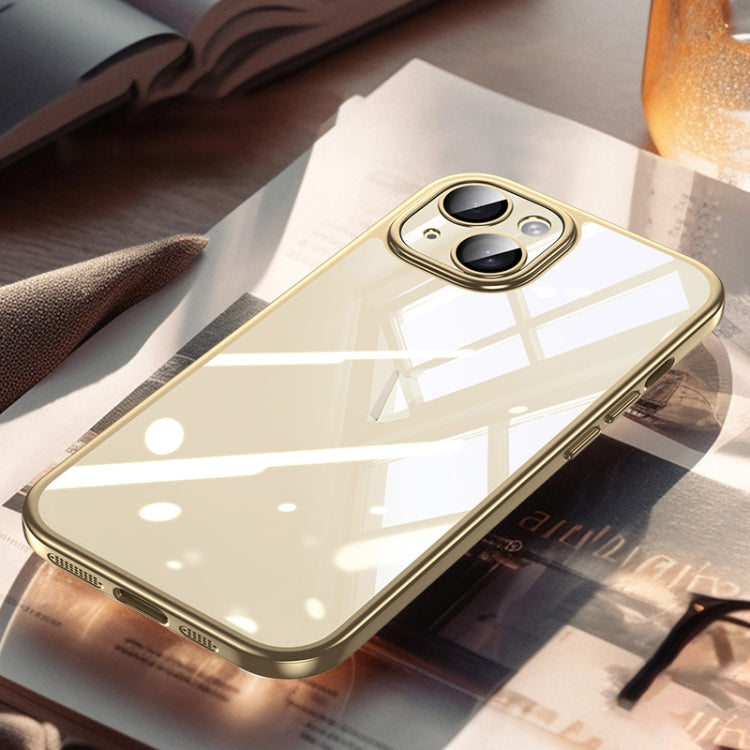 For iPhone 15 SULADA Electroplating Frosted PC + TPU Shockproof Phone Case