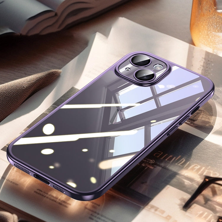 For iPhone 15 Plus SULADA Electroplating Frosted PC + TPU Shockproof Phone Case