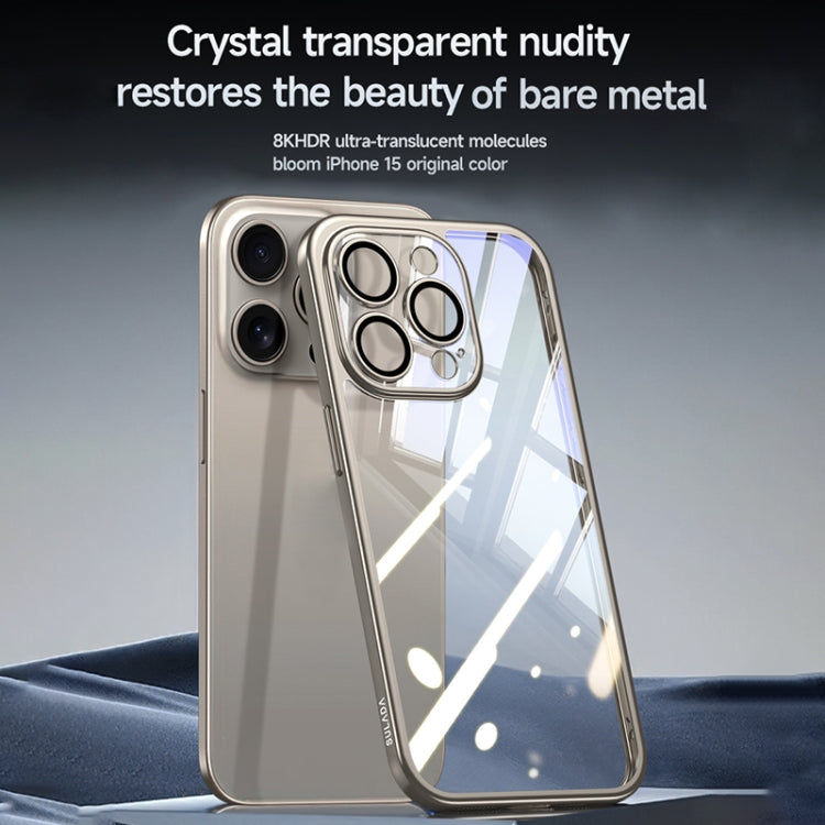 For iPhone 15 Plus SULADA Electroplating Frosted PC + TPU Shockproof Phone Case